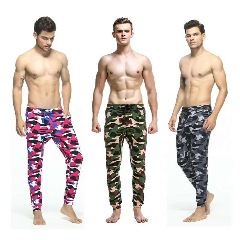 

Mens Running Long Trousers Active Sport Pants Men Exercise Training Sweatpants Cotton Man Harem Pants Camouflage Sports Wear