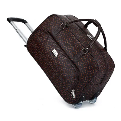 Hcbdgr2019 Новая роскошная Вместительная дорожная сумка на колесиках, чемодан и чемодан Maletas Y Bolsas De Viaje - Цвет: Многоцветный