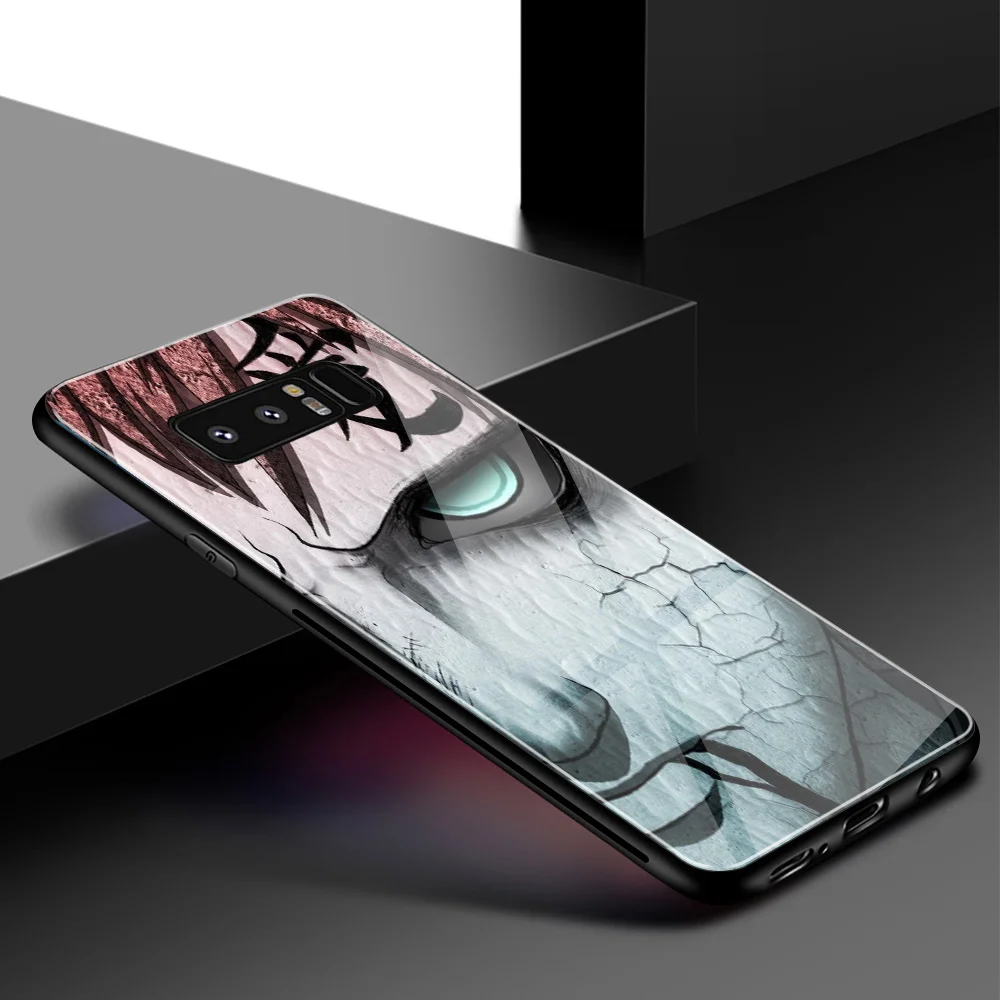 Для samsung S10 чехол Наруто жесткий чехол из закаленного стекла чехол для телефона для samsung Galaxy Note 8 9 10 S8 S9 Plus S10 plus S10 Lite - Цвет: 01445