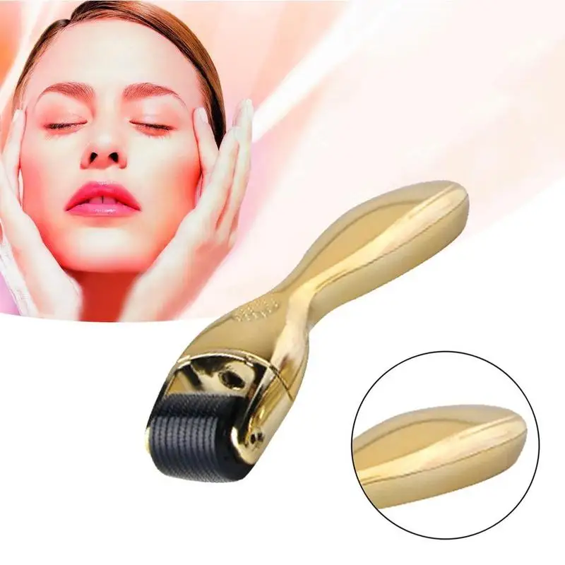 

3 In 1 Derma Roller 0.2 0.25 0.3mm Microneedles Body & Face Roller Dr.pen Micro Needles 180 600 1200 Needle Roller In One Set