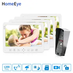 HomeEye 7 ''видео домофон видеодомофон 1200TVL IP65 непромокаемые Обнаружение движения экранного меню 1-4 года безопасности доступа Системы
