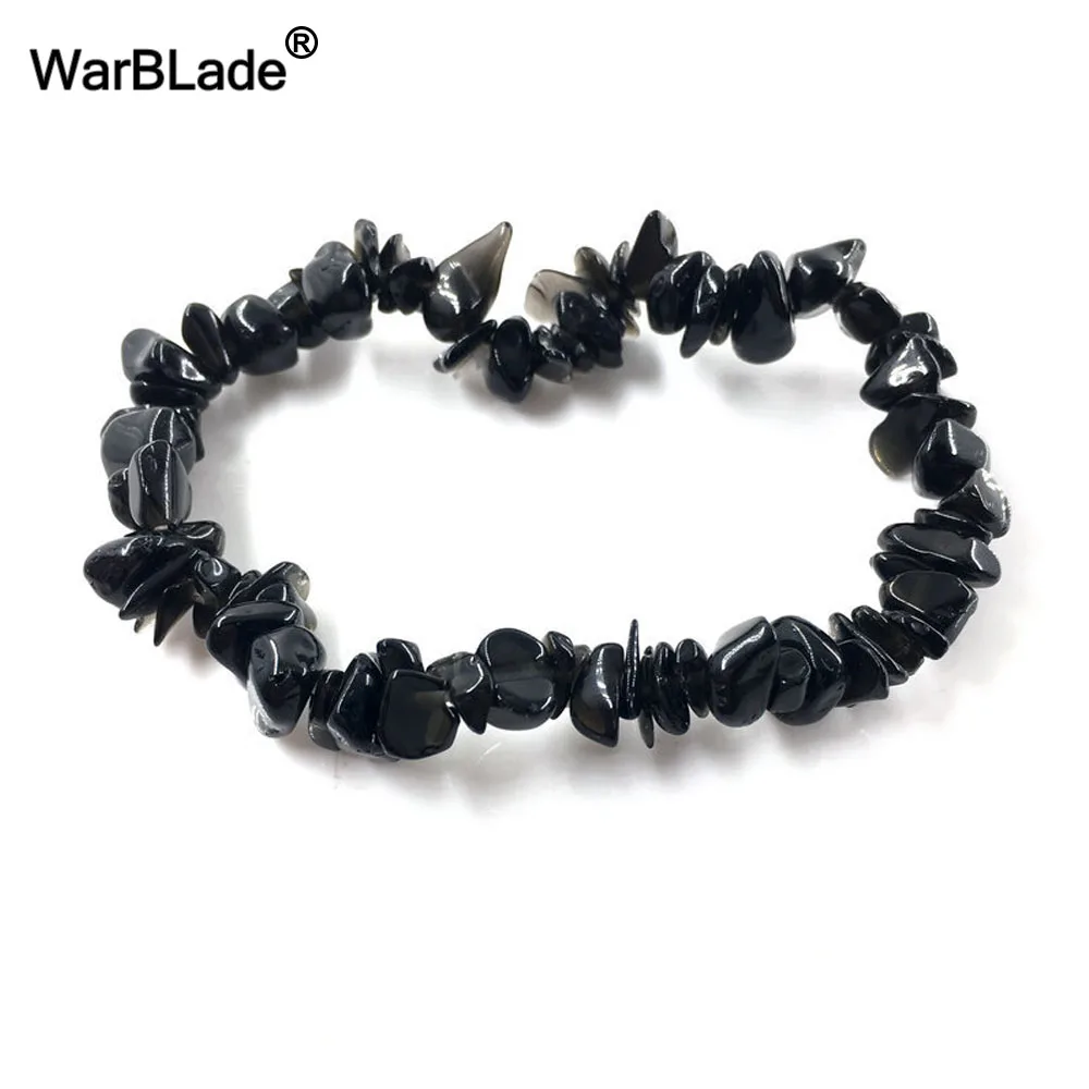 WarBLade 10 шт. натуральный камень браслет чип бусины, камешки Amazon Кристалл Коралл кварцевые бусины браслеты для женщин ювелирные изделия