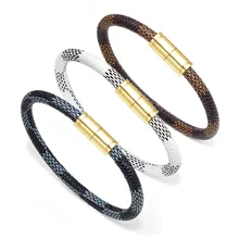 Новинка, модные сапоги в панковском стиле, сапоги из воловьей кожи кожаный мужской браслет браслеты магнитной застежкой Подарочный браслет с брелоками для Для женщин, ювелирное изделие для пары