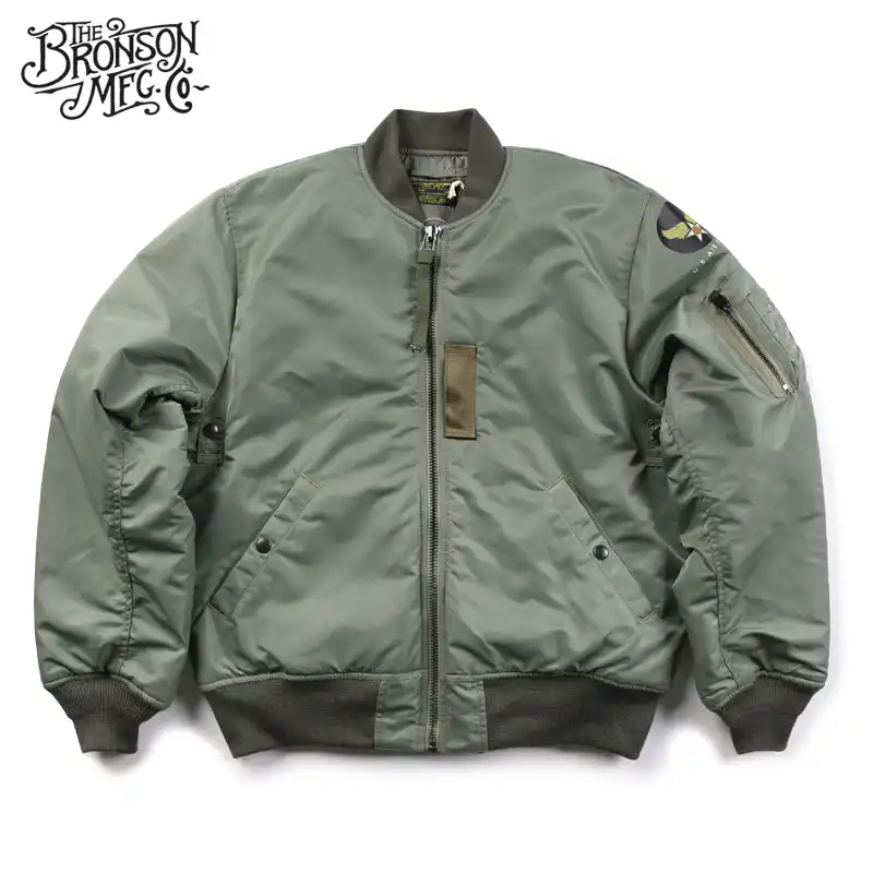 Bronson Reproduction 1955 Ma 1 Flight Jacket Vintage Usaaf Bomber Flying Aviator Jacket Waterproof Winter Men S Coat Jackets Aliexpress