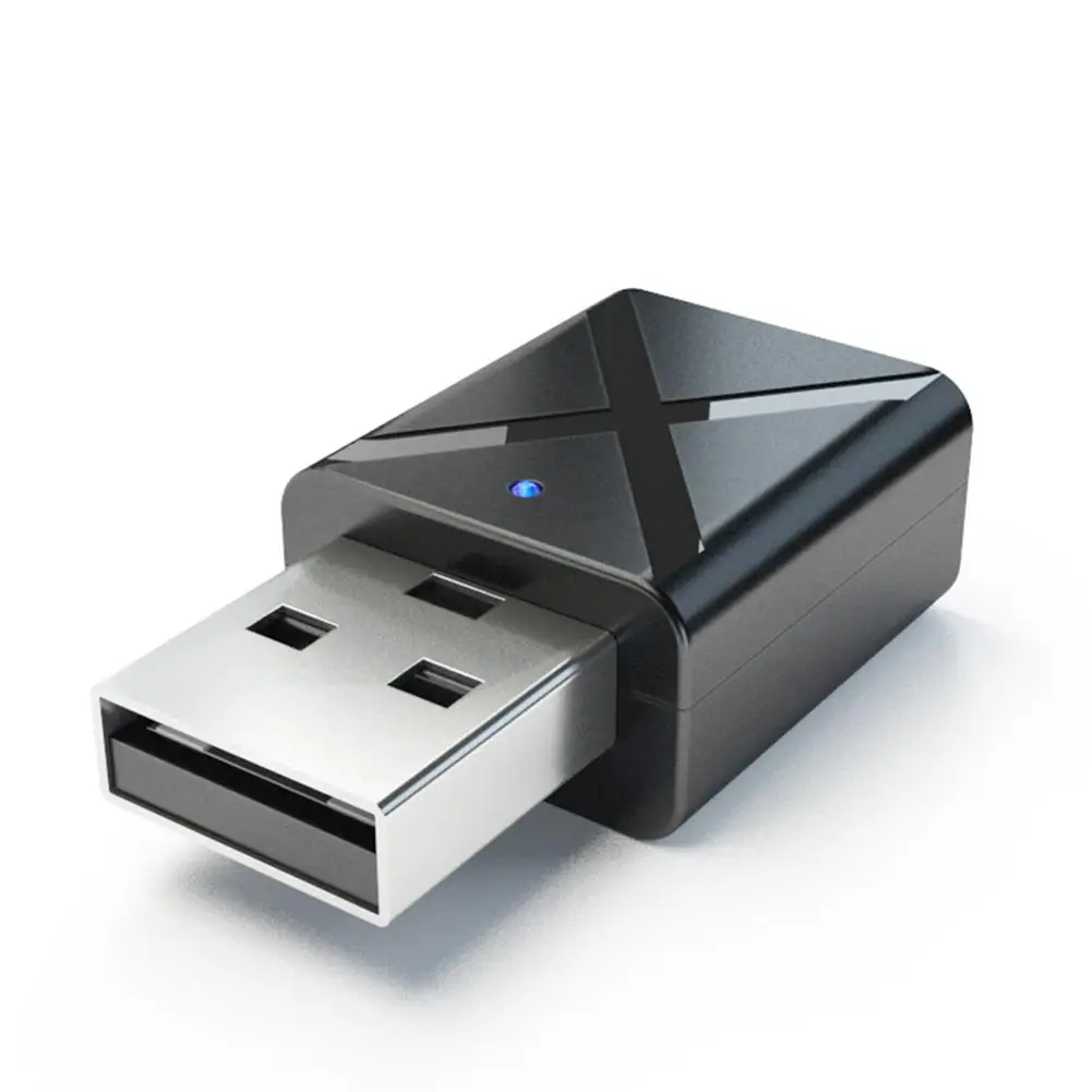 

2 in 1 USB Bluetooth 5.0 Transmitter Receiver AUX Audio Adapter for TV/PC/Car Good quality