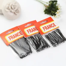 5 см Черные Кудрявые Волнистые U заколки-бабочки для волос 50 шт. профессиональные невидимки, шпильки, заколки для волос заколка для волос для укладки DIY Инструменты