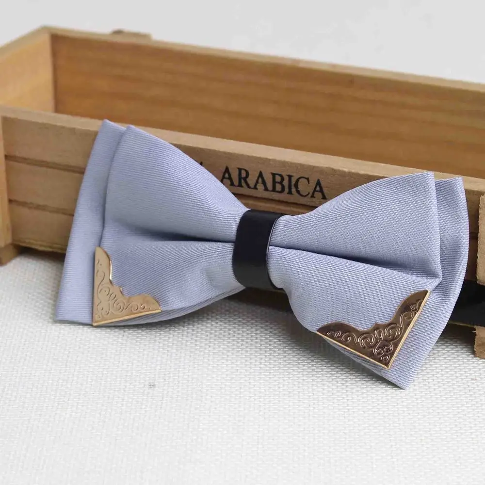 Нарядный галстук-бабочка двойной для мужчин на особый случай(свадьба, праздник - Цвет: 14