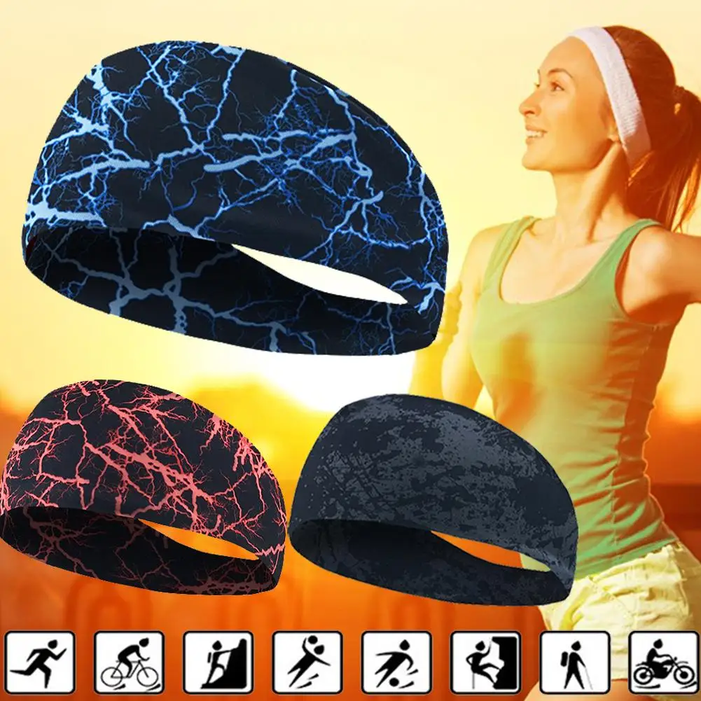 Sport Sweat Headband Sweatband Yoga Hair Bands Running Cycling Dance