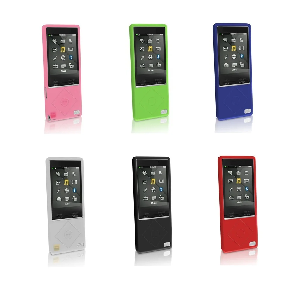 Экран протектор Силиконовый чехол для sony Walkman NWZ A15 A25 A17 Чехлы Mp3 ремешок резиновая