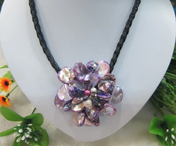 Европейский бренд, роскошное Кристальное сердоликовое пресноводное жемчужное ожерелье, Женские винтажные ювелирные изделия