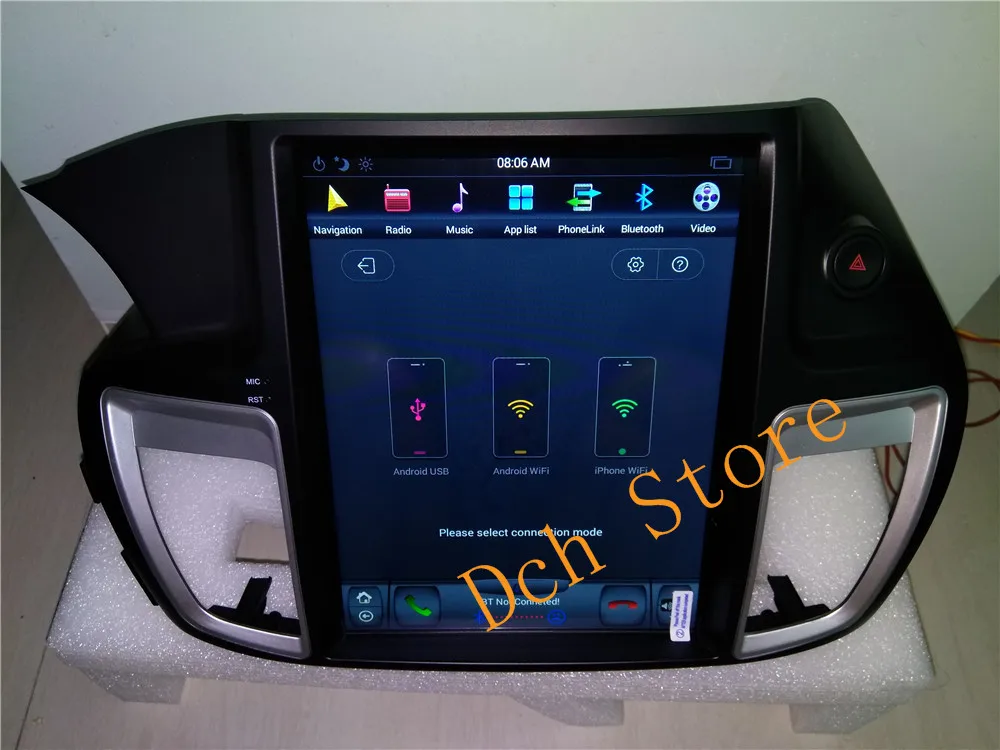 12,1 ''tesla стиль Android 8,1 автомобильный dvd-плеер gps для HONDA ACCORD 9 nine 2013- PX6 CARPLAY Радио Навигация медиа ips авто