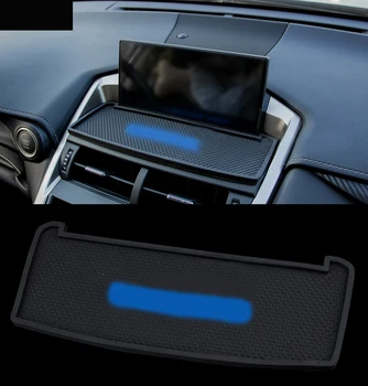 

For Lexus modified NX200 NX300 interiors modified special anti-slip pad navigation phone pad silica gel Car Accessories
