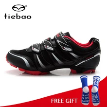 Велосипедная обувь Tiebao MTB Мужская дышащая велосипедная обувь гоночная самоблокирующаяся велосипедная обувь Zapatos De Ciclismo De Carretera