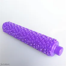 Фиолетовый антипригарный Роллинг штифт текстурированный помадка торт Скалка для помадки десен паста моделирование штырь для нанесения глазури