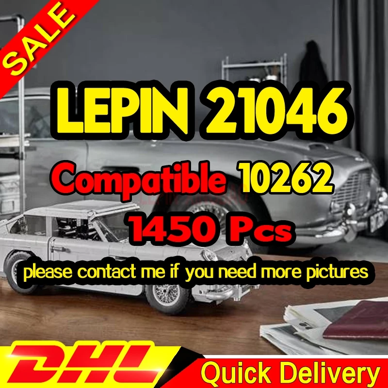 LP 21046 1450 шт создатель эксперт DB5 строительные блоки кирпичи совместимые Lelying 10262