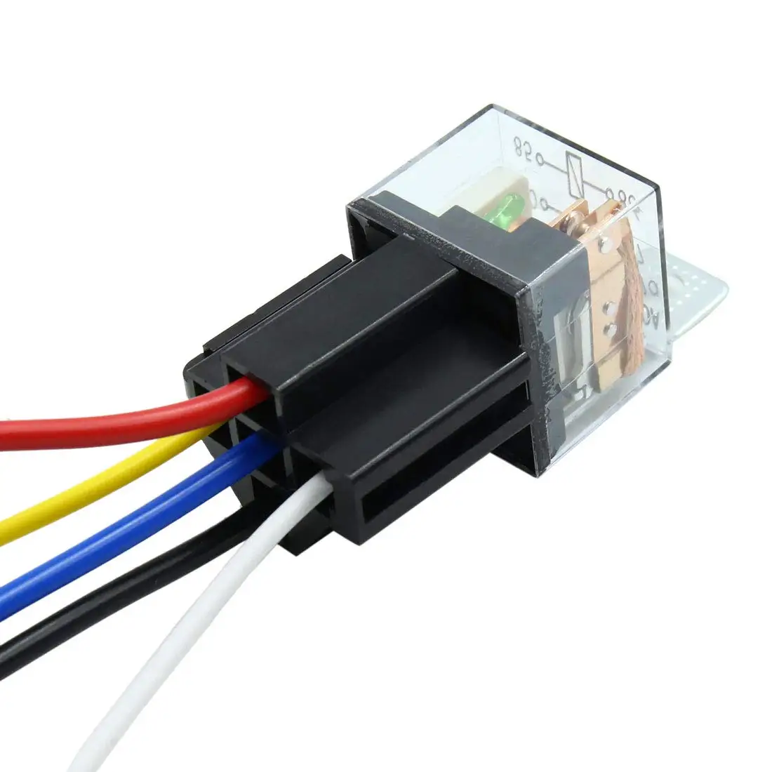 X Autohaux DC 24V 80A SPDT автомобильное реле 5 Pin проводов W/жгут разъем|Переключатели и