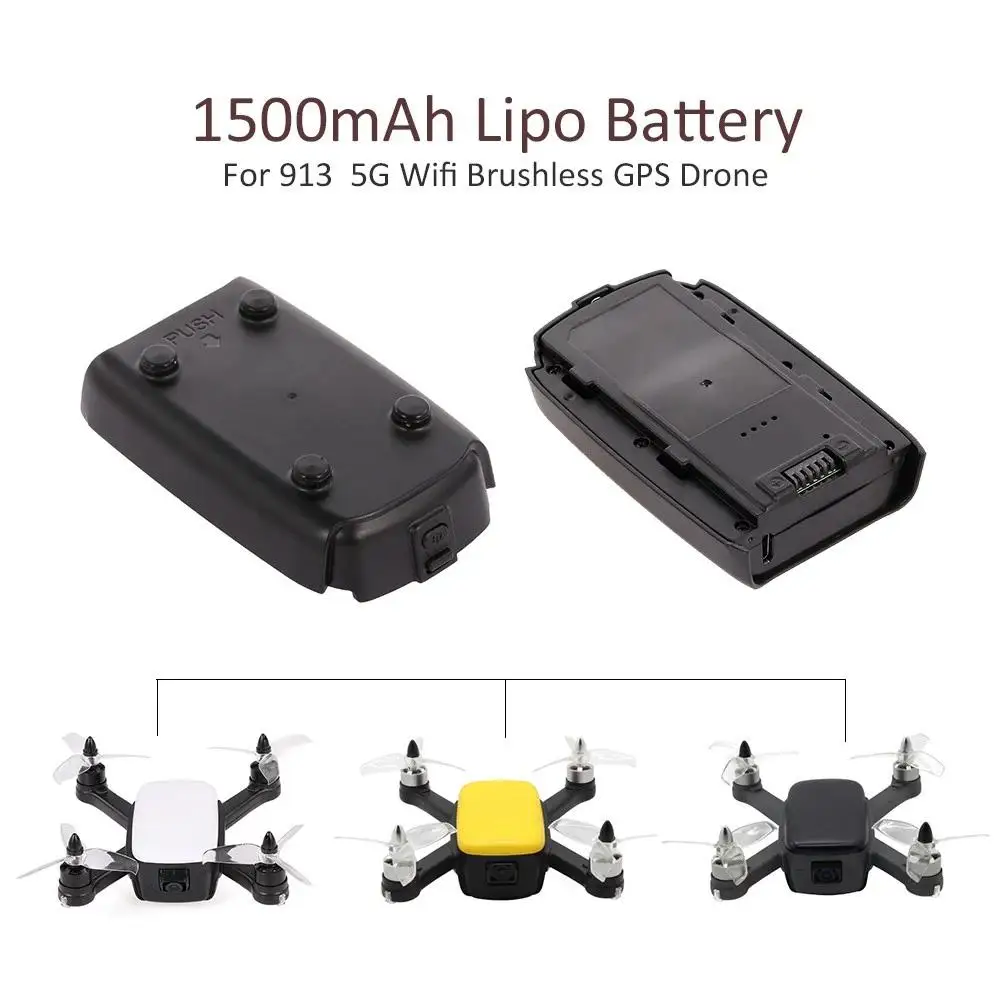 LeadingStar 7 4 V 1500mAh LiPo батарея для 913 1080P 5G Дрон с Wi-Fi бесщеточный gps Quadcopt | Игрушки и