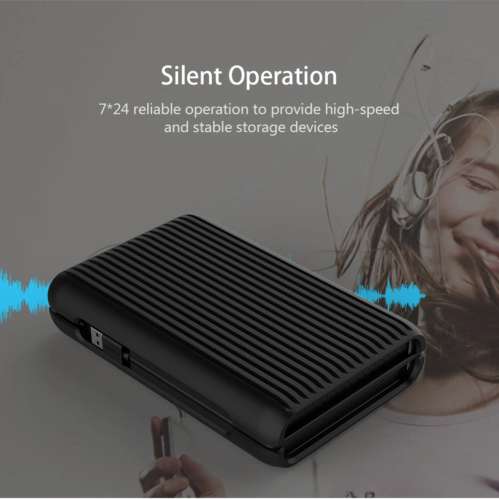  ORICO HDD 1/2/3/4 TB USB3.1 Gen2 TYPE-C 3.5 In 10Gbps High-Speed Shockproof External Hard Drives HD