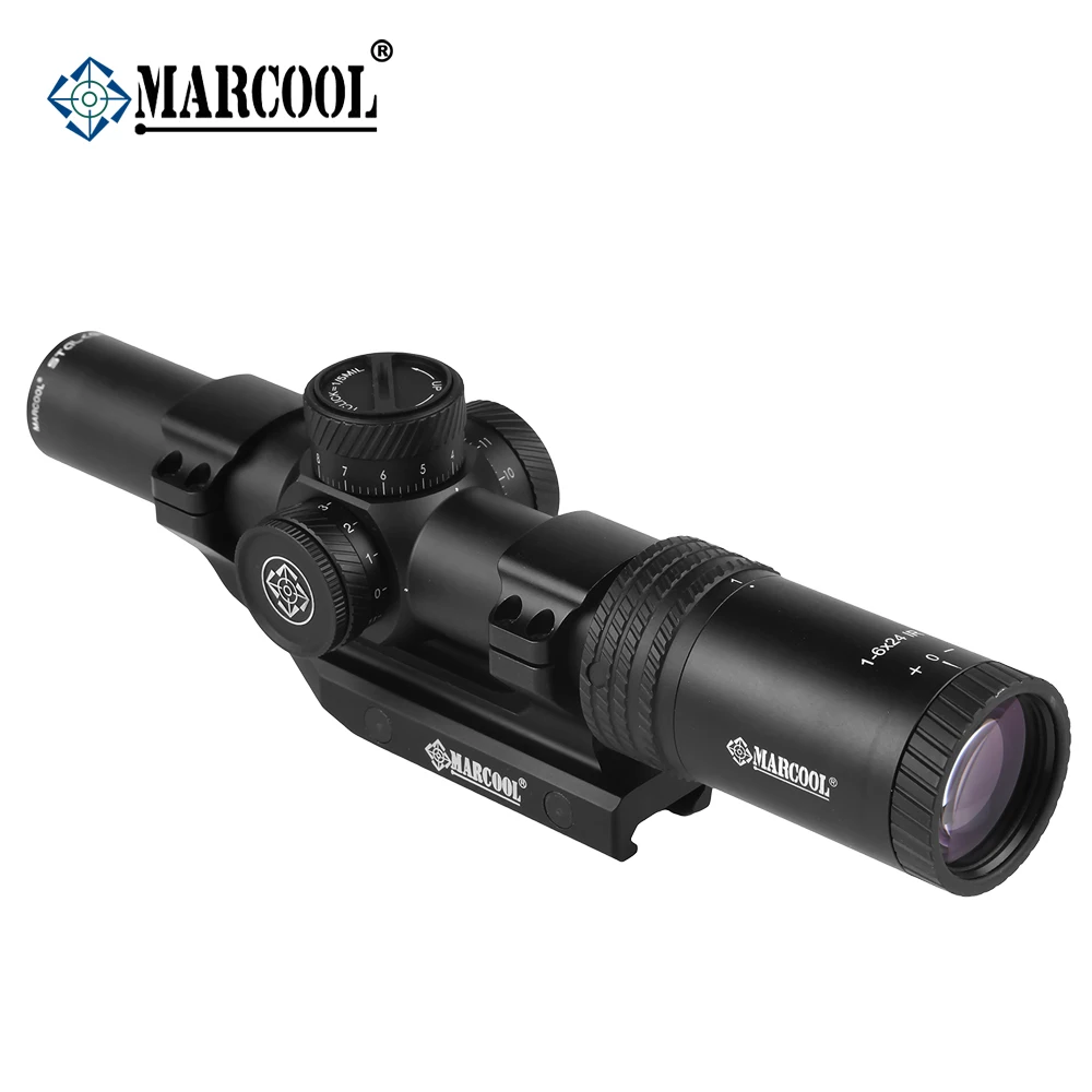 MARCOOL 1-6x24 SFL HD очки АК Тактические страйкбол спортивные оптические винтовки прицелы Коллиматорный прицел прицела для охоты