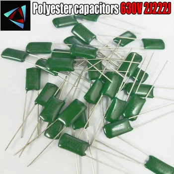 

30 pcs Polyester Film Capacitor 2J222J 630V 10NF 0.01UF