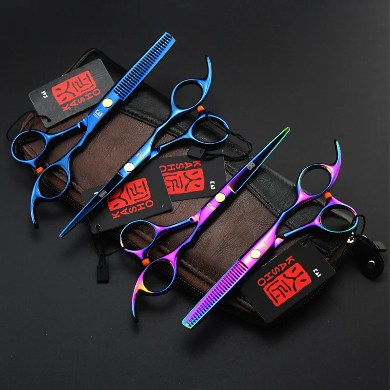 

2017 Japan Profissional Hairdressing Scissors Hair Cutting Scissors Set Barber Shears Tijeras Pelo High Quality Salon5.5/ 6inch