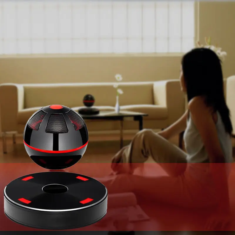 

Portable NFC Magnetic Levitation Floating 3D Stereo Bluetooth Speaker 4.1 for iPhone/Samsung Black