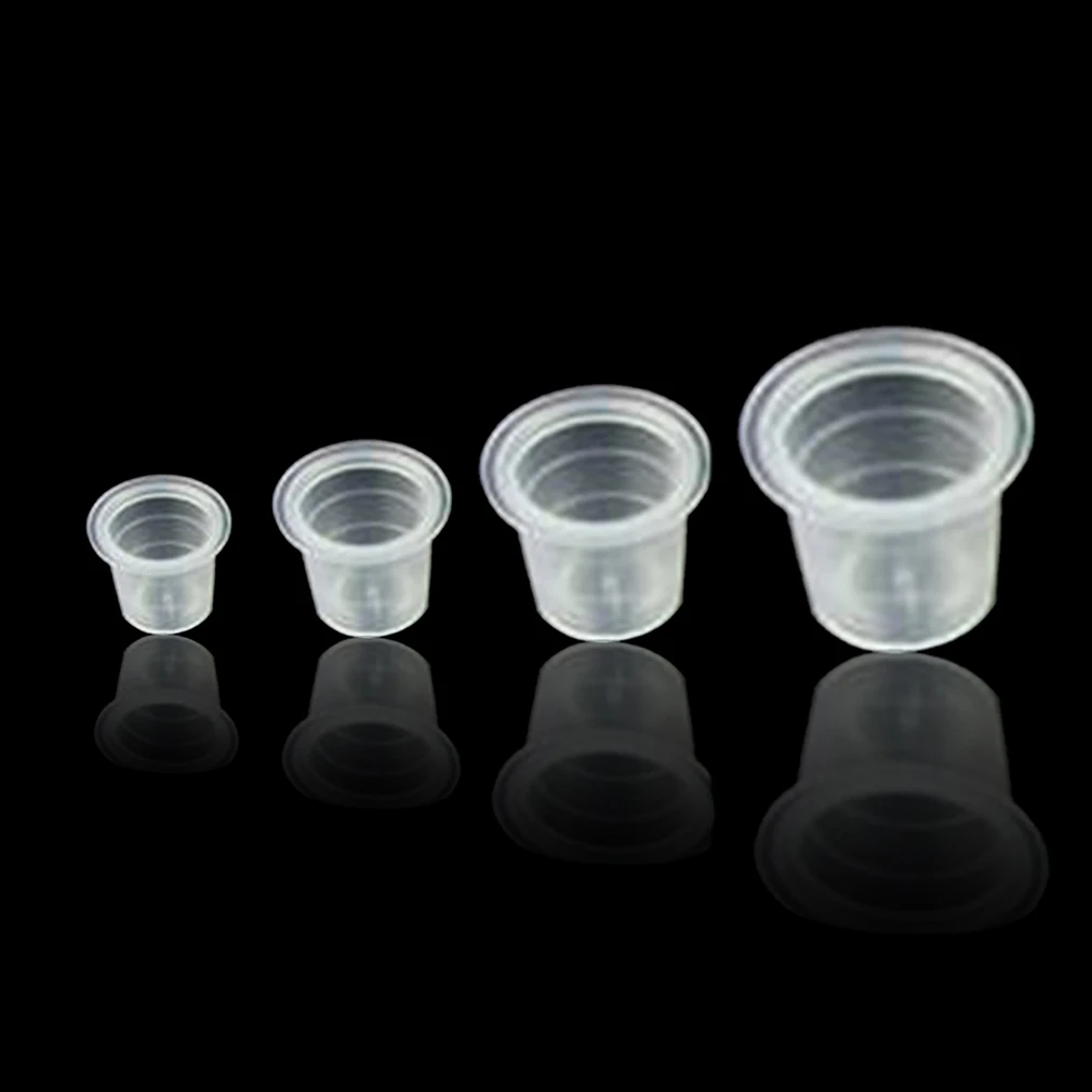 

1000 Pcs Small Size White Tattoo Ink Cups Caps for Needle Tip Grip Power Supply 2017 top qualtiy