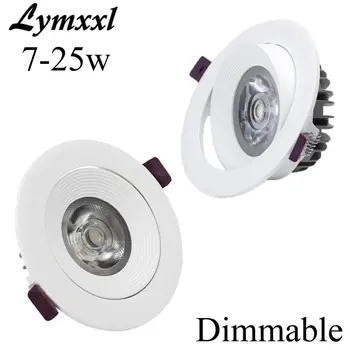 

Led Cob Downlight Dimmable 3w 5w 7w 10w 12W 15W 20W 25W AC85-265v LeD Recessed Down Light Lamp 120angle led Ceiling Spot Light