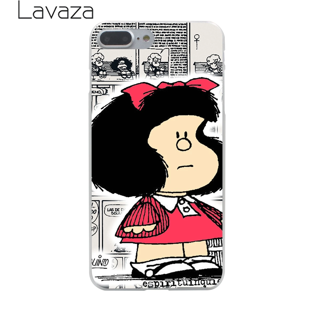 Жесткий чехол Lavaza Mafalda для iPhone XR X XS 11 Pro Max 10 7 8 6S 5 5S SE 4 4s