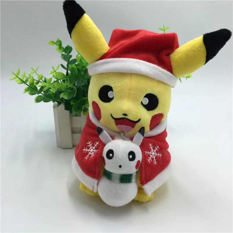christmas pikachu plush