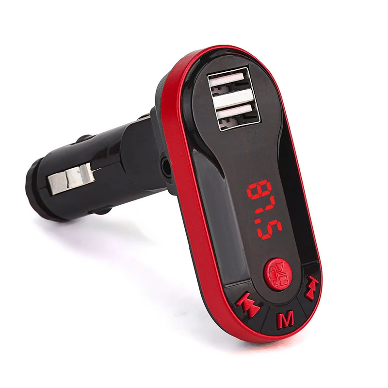 

2018 Auto Bluetooth Car Kit MP3 Music Player Wireless FM Transmitter car mp3 player Handsfree USB TF SD Remote Display Audio
