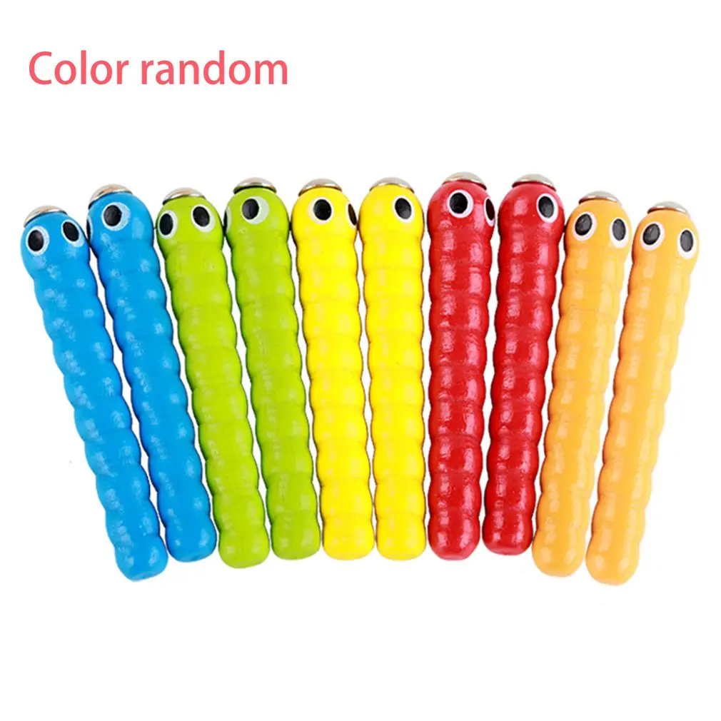 

Hot! Insects Basic Educational Development Wooden Magnetic Catch Insects Game Toys Set Montessori Educational For Kids Childre
