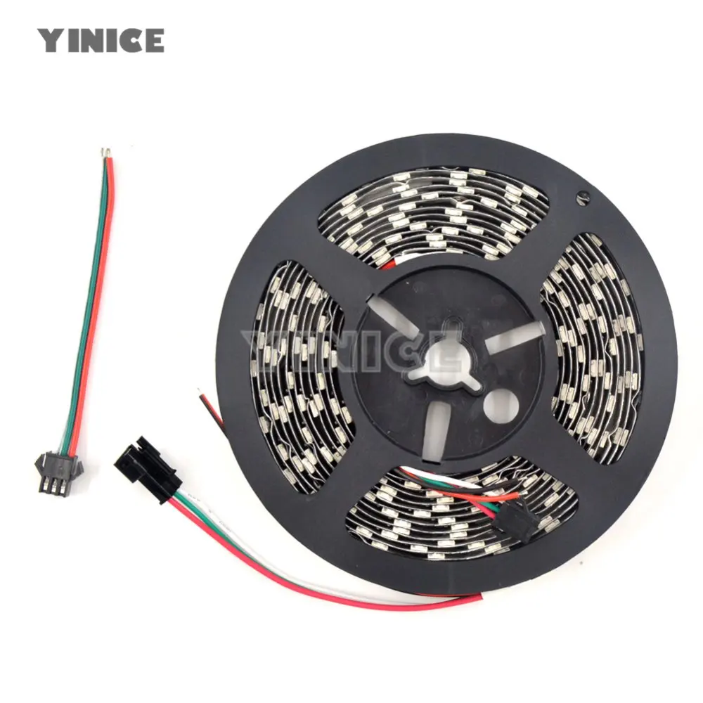 

5m SK6812 (similar WS2812B ) RGBW 4 in 1 pixel LED Strip individual addressable 30/60/74/96 leds/pixels/m IP30/IP65/IP67 5V