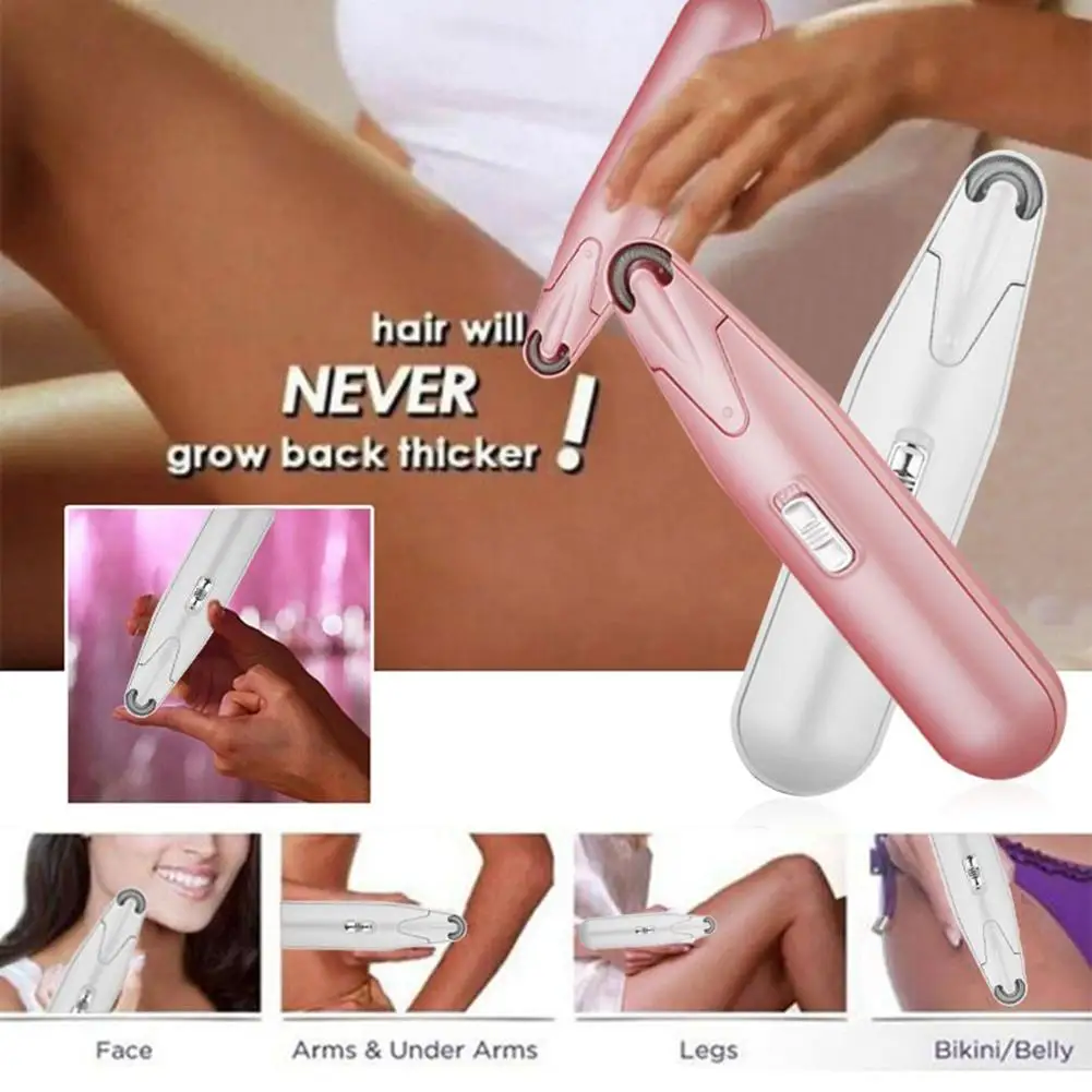 

Fashion Portable Face Body Hair Remove Tool Women Electric Spring Epilator