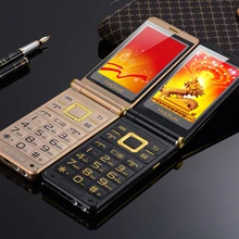 Флип-телефон 3," двойной экран сотовые телефоны быстрый набор одной клавишей SOS Вызов FM сенсорный мобильный телефон русская клавиатура кнопка G10