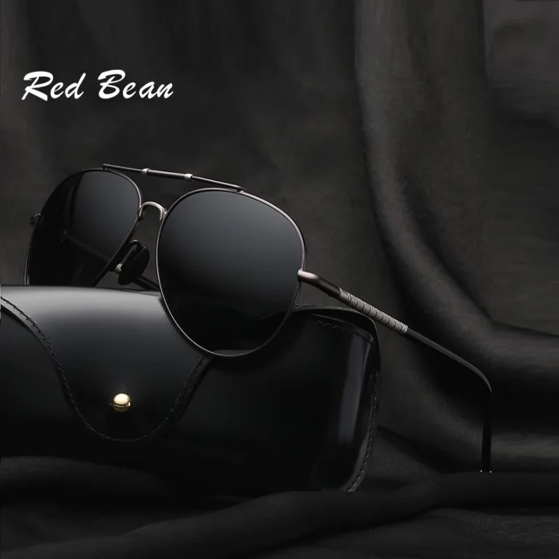 

width-146 BRAND DESIGN Classic Polarized Sunglasses men Polarized goggle pilot sunglasses male spectacles Mirror Gafas De Sol