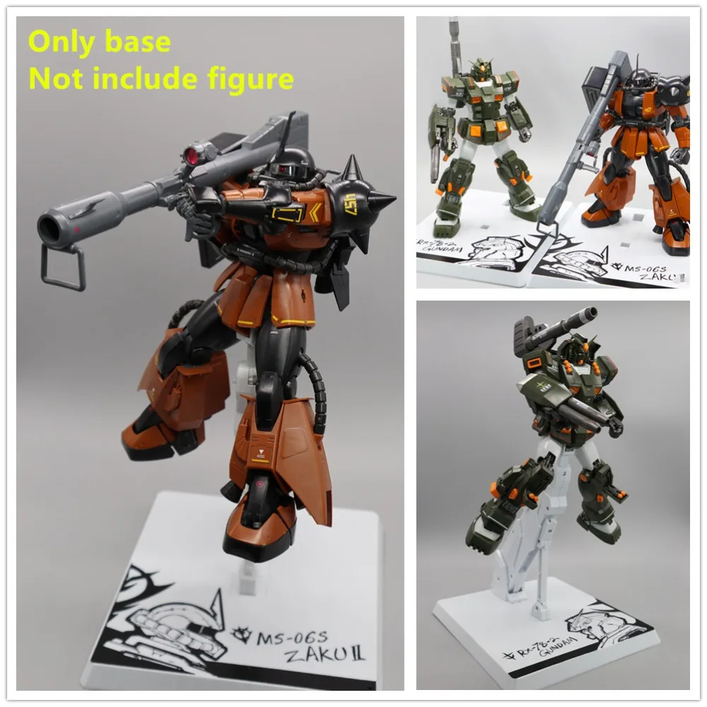 Крепость модель MB стиль Zaku II фотография основание для Bandai MG 1/100 Gundam|Игровые