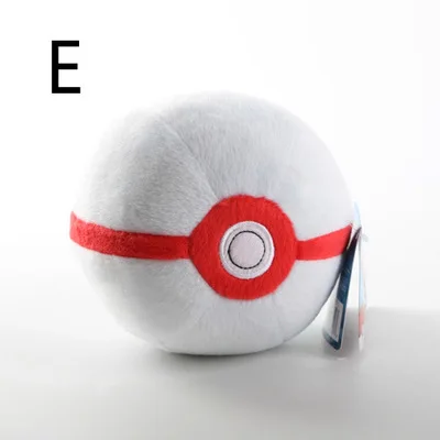 Аниме животные мяч Милый Пикачу Pokeballl плюшевый брелок-Плюшевая Кукла сумка Ключи Подвеска Мягкая кукла игрушки дети подарок на день рождения