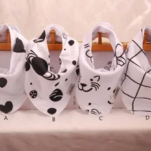 Черно-белое сердце+ Тигр+ плед+ КИТ бандана нагрудники принцесса девушка/4 шт./компл