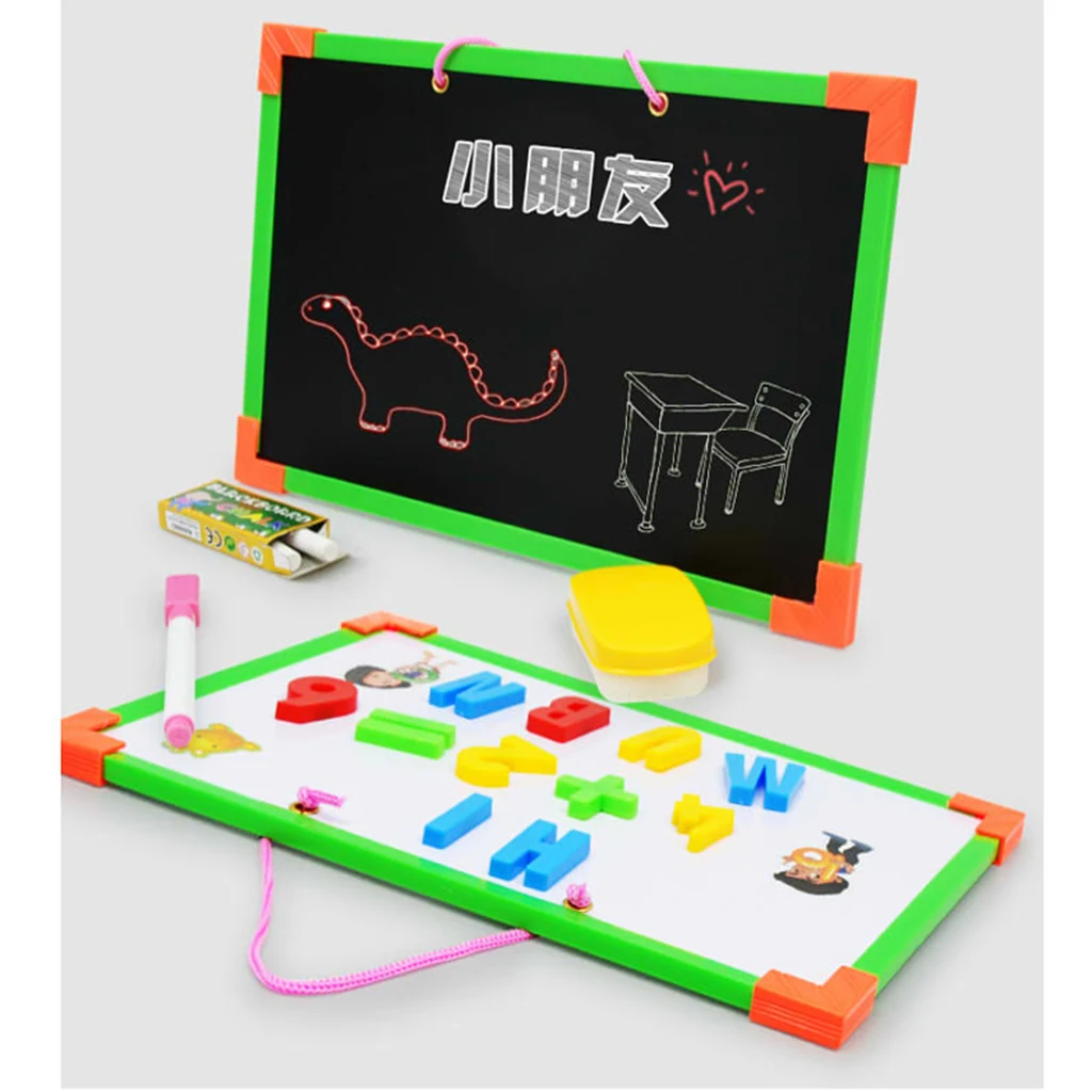 Chalk boards Whiteboard Blackboard Magnet Children Pretend Play Teachers Writing