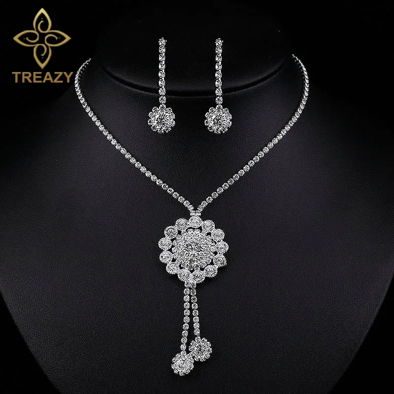 diamante wedding jewellery sets