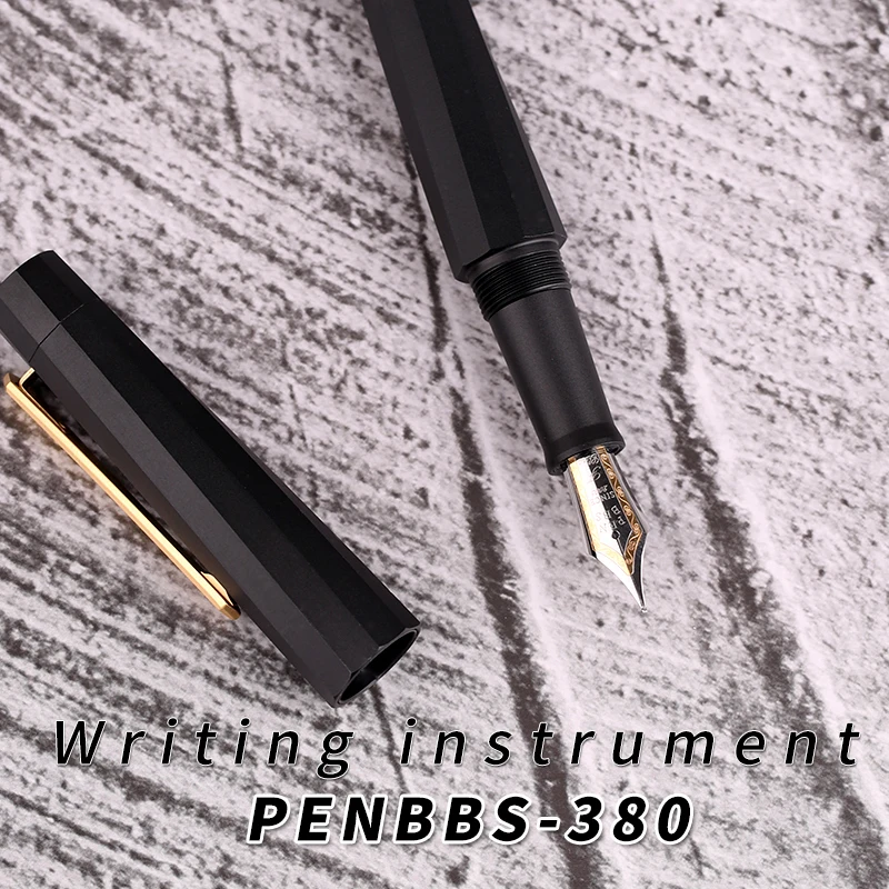 Moonman Penbbs 380 авторучка анод восьмиугольный алюминиевый сплав Иридиум Средний Fashion модный офисный Комплект ручек подарок