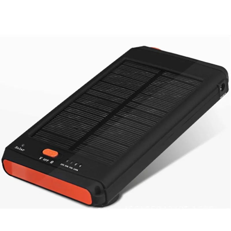 

11200 mAh solar battery for mobile phone laptop computer digital charger Multiple plug 18v power Bank Outdoor portable LED light