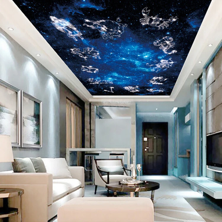 Whole Constellation Mural Wall Ceiling Murals Background Mural Wall Ceiling Murals