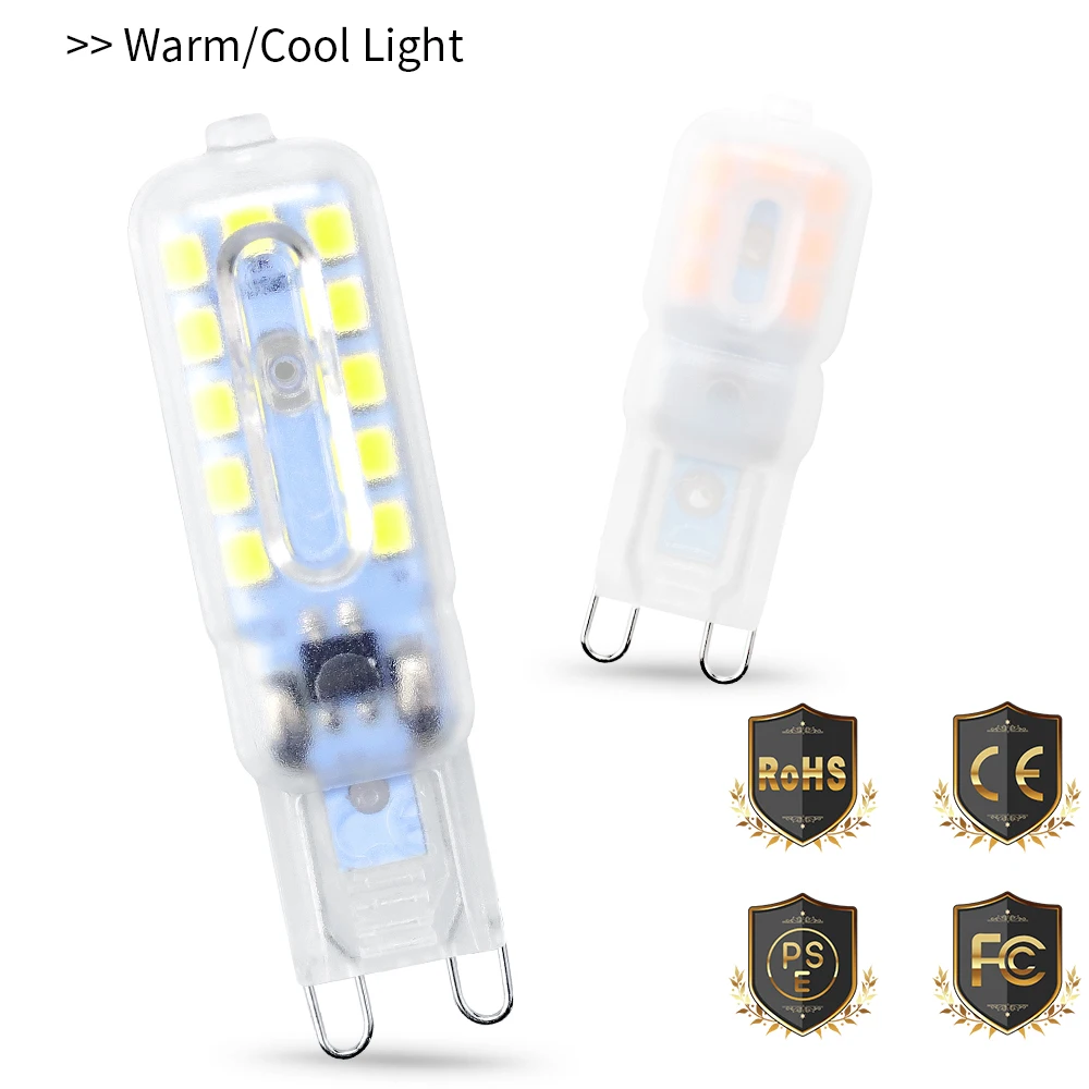 

WENNI Corn LED Light G9 Mini LED Bulb 3W 5W Bombilla g9 Spotlight Chandelier Candle LED Lamp 220V Ampoule Replace Halogen Lamp
