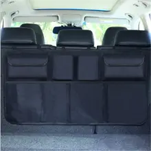 Универсальный автомобильный органайзер для багажника, заднего сиденья, сумка для хранения, сетчатый карман