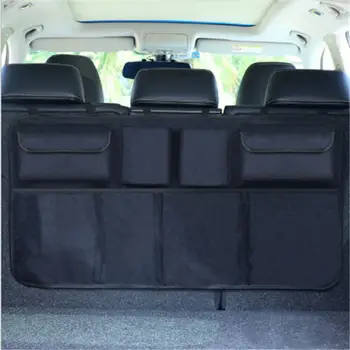 

Universal Auto Car Organizer Trunk Rear Back Seat Storage Bag Mesh Net Pocket