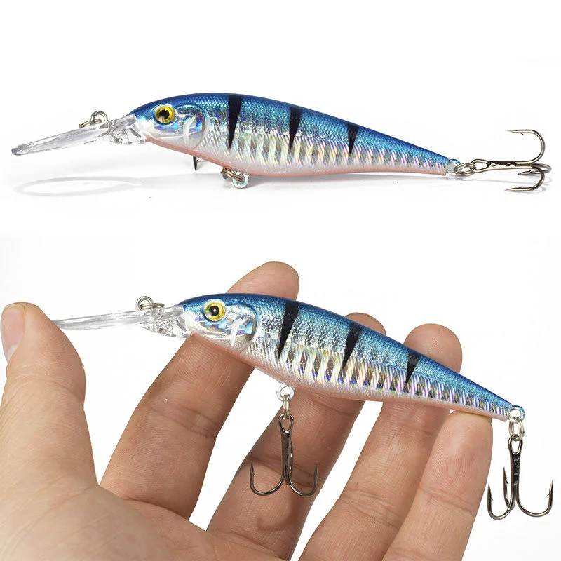  1.5-4m 10.5g Hard Bait Minnow Fishing lures Crankbait Wobbler Depth Dive Bass Fresh Salt water 