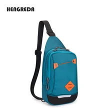 HENGREDA слинг нагрудная сумка, маленькая сумка через плечо на одно плечо водонепроницаемый нейлон мягкий с регулируемым ремнем