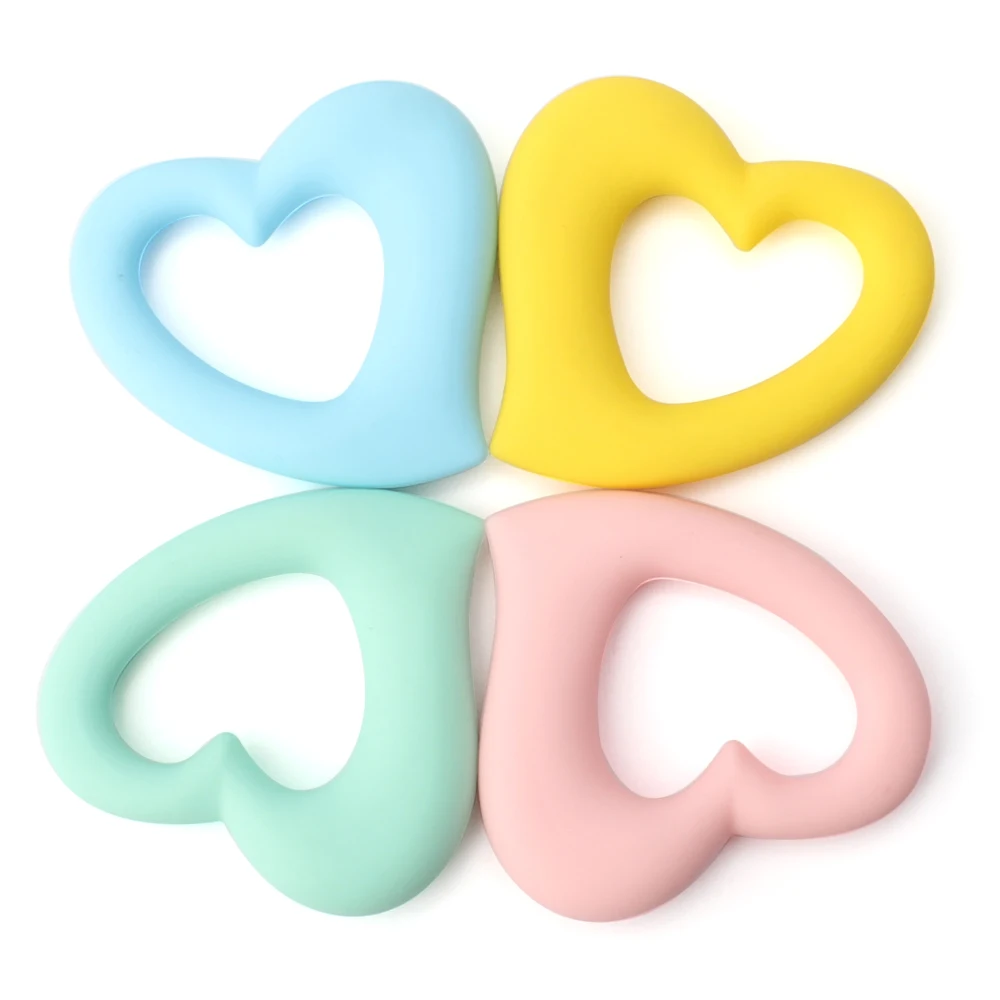 Heart Silicone Teether-1